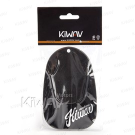 KiWAV Motorcycle Kickstand Pad Plate Support Accessory - Black - Soft Ground, Grass, Hot Pavement, Outdoor Parking, Anti Sinking