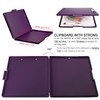 Clipboards with Storage,High Capacity Nursing Clipboard,Plastic Storage Clipboard with Low