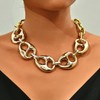 Reaky Punk Necklaces Gold Chunky Necklace Pig Nose Necklaces Chains