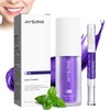 Purple Teeth Whitening Toothpaste, Purple Toothpaste, White Teeth Purple Toothpaste