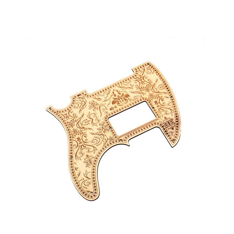 Alnicov 8 Hole Tele Guitar Pickguard Floral Style Humbucker PickGuard