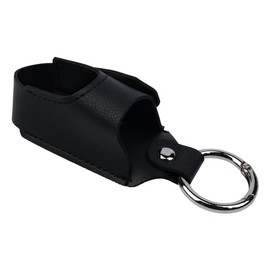 ieron Asthma Inhaler Holder PU Leather Protective Travel Mini Holster - Lightweight Carrying Case with Carabiner Clip (Black) - Compact and Stylish Inhaler Protecto