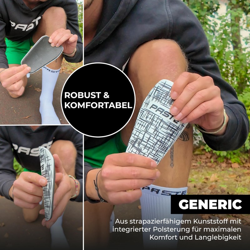 PASTE ® Shin Pads Football for Men, Women & Children