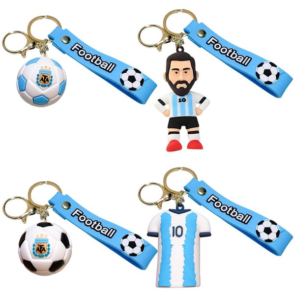 HGSHUO Football Keyring Party Bag Gifts Football Keyring Pendant World