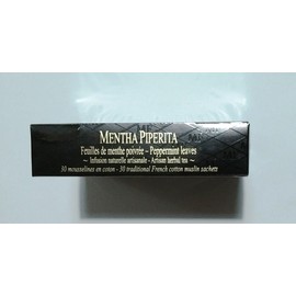 Mariage Freres - MENTHA PIPERITA Peppermint leaves - Organic garden artisan herbal tea (NEW!) (TB552) - 30 Muslin Tea Sachet / bags