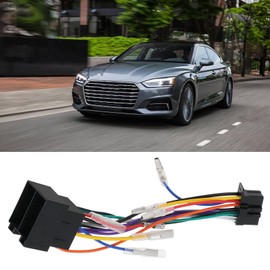 EMSea Pack of 2 Car Radio Adapters 16-Pin ISO Wiring Harness Connector Adapter Compatible with Pioneer Car Radio Compatible with VW