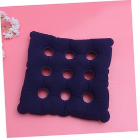 Ciieeo Inflatable Wheelchair Seat Cushion Back Support Comfortable Chair Pad for Office and Home Use Blue Lightweight and Easy to Clean