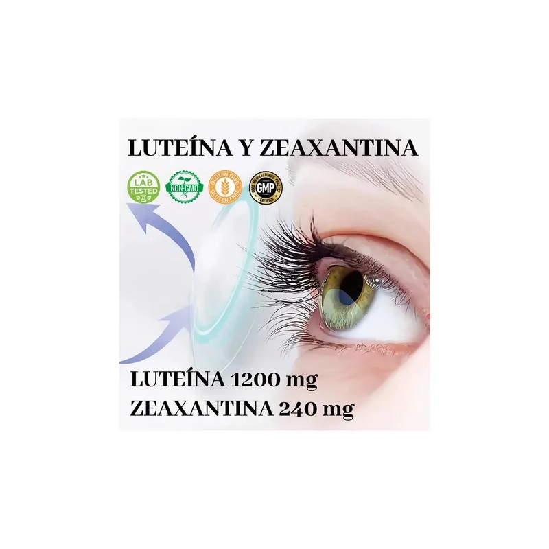 Gwynne Gummies Luteína Gummie Suplemento Vitaminas Minerales Oculares 40mg 8mg