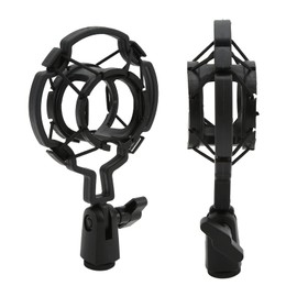 Microphone Shock Mount，Portable Microphone Shock Mount Adjustable Microphone Holder Mic Bracket for Conference Broadcasting