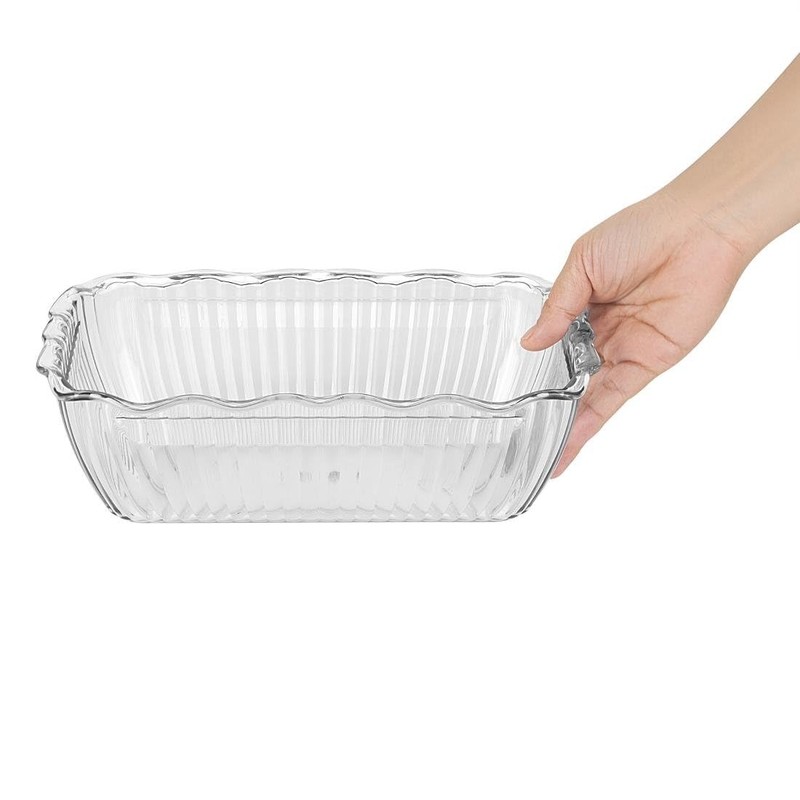 Olympia Kristallon Medium Salad Crock Clear SAN, 2 Ltr 67.6fl
