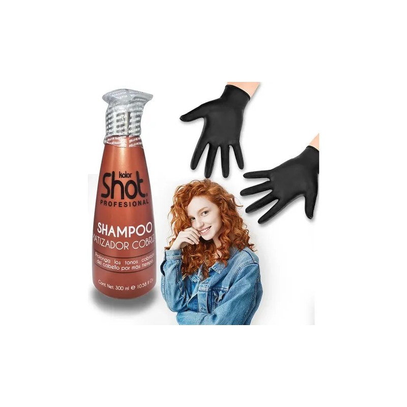 Shampoo Matizador Cabello Cobre Kolor Shot 300 ml