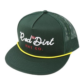 Red Dirt Hat Company Golf Collection - Adjustable Snapback Hat for Men and Women - Premium Golf-Inspired Trucker Caps with Embroidered Designs, One Size Fits All, Green