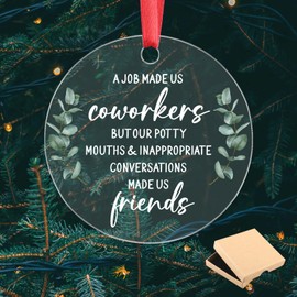 Coworker Gifts for Women Acrylic Ornament Going Away Farewell Gifts Goodbye for Coworkers Thank You Gifts for Coworker Employee Appreciation Gifts