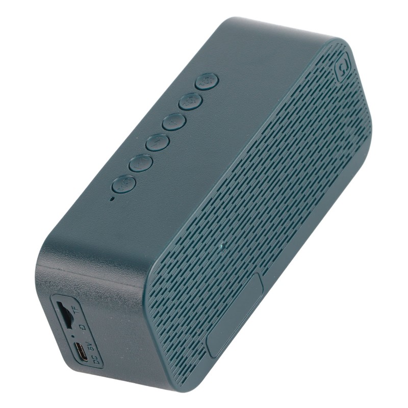 Mini Bluetooth Speaker Heavy Bass Dual Alarm Clock Portable Wireless