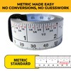 FastCap Peel & Stick Standard/Metric Measuring Tape - Perfect for