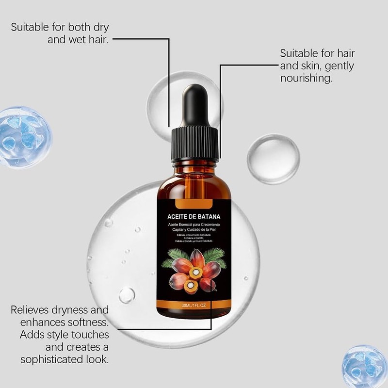 Aceite de cuidado multiusos for cabello y piel.