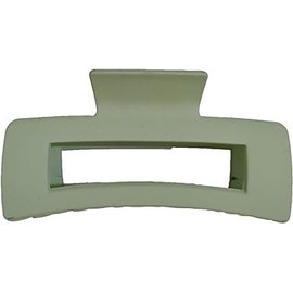 1 Pcs Green Solid Hair Claws Large Clips Strong Hold Big Claw Barrettes Hair Accessories for Women Girls Thick Thin Long Hair No Slip Square Hairpin Clips and Barrettes