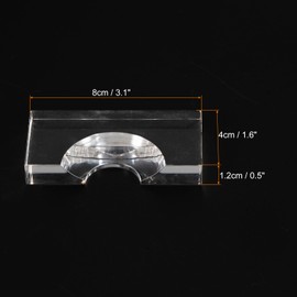 PATIKIL Acrylic Billiard Locator for 2 1/4" Pool Balls, 2 Pack Billiard Balls Position Marker Snooker Ball Locator, Clear