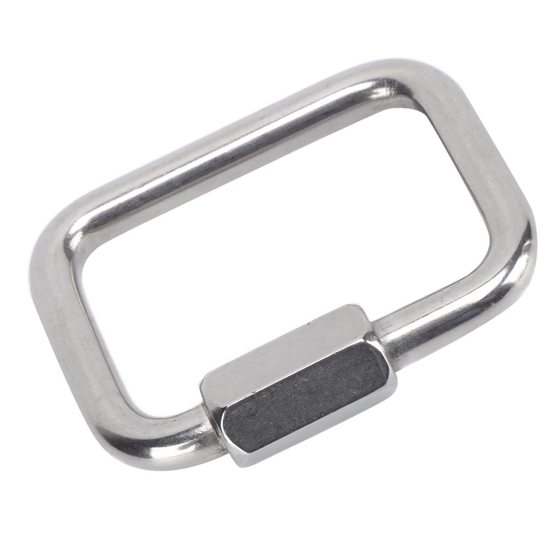 Chain Link Stainless Steel 4‑Corner Multifunctional Connection Buckle for Outdoor