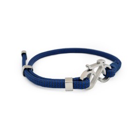 Aloha Gravel Bicycle Bracelet, Road Bike, Mountain Bike, Gift Idea for Men and Women, Adjustable, Steel, Adjustable 18 to 23 cm, Steel and Rope, No Gemstone, Stainless Steel, No Gemstone