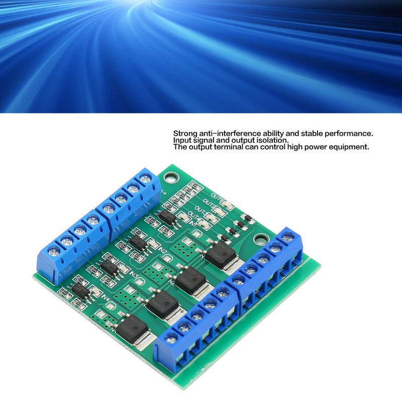 MOS Driver Module 4 Way Field Effect PLC Amplifier Board