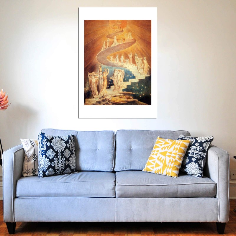 Spiffing Prints William Blake - Jacob's Ladder - Small -