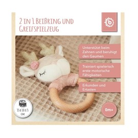 Windeltorte für Baby Mädchen | Greifling und Plüschtier Reh Ella, Body und Babybooties, Personalisierbar (2-stöckig, bedruckt)