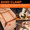 #springtok PONY 5-in-1 Strap Clamp with 4-Pack 6-2/7" Spring Clamps,