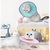 1Pc Dog Neck Cone Collar, Cat Recovery Collar Adjustable Cat