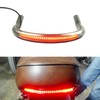 TADAFA Retro Motorcycle Seat Frame Hoop Upswept Loop with LED