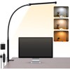 Voncerus LED Desk Lamp with Clamp, Eye-Caring Clip on Lights