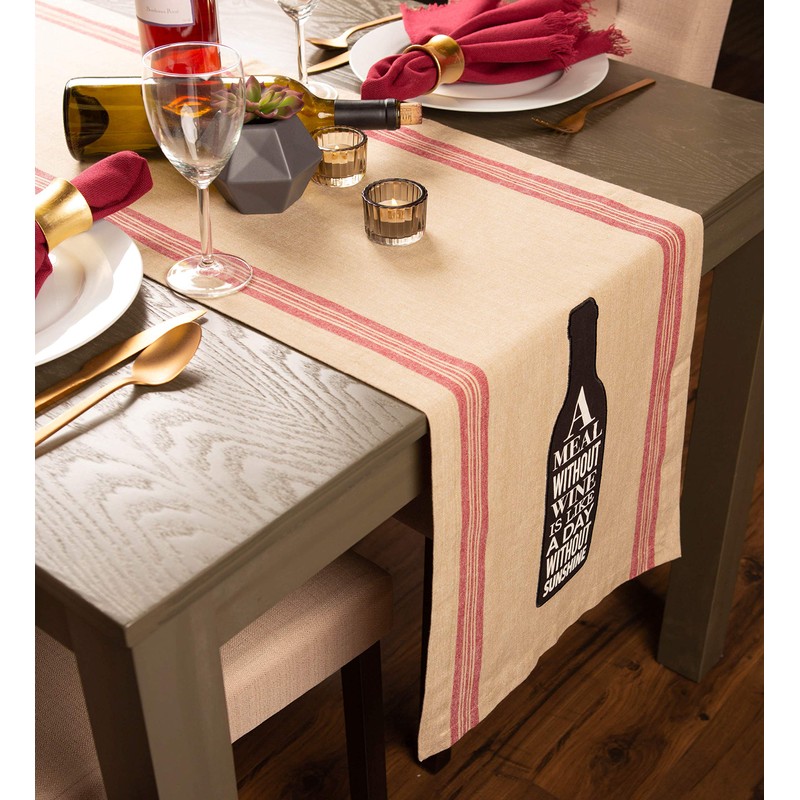 DII Table Top Décor Collection Spring & Summer Table Runner,