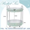 Honeydak 360 Rotating Perfume Organizer Rhinestone Bathroom Counter Organizer Makeup