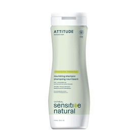 ATTITUDE Sensitive Skin, Hypoallergenic Nourishing Shampoo, Avocado Oil, 16 Fluid Ounce