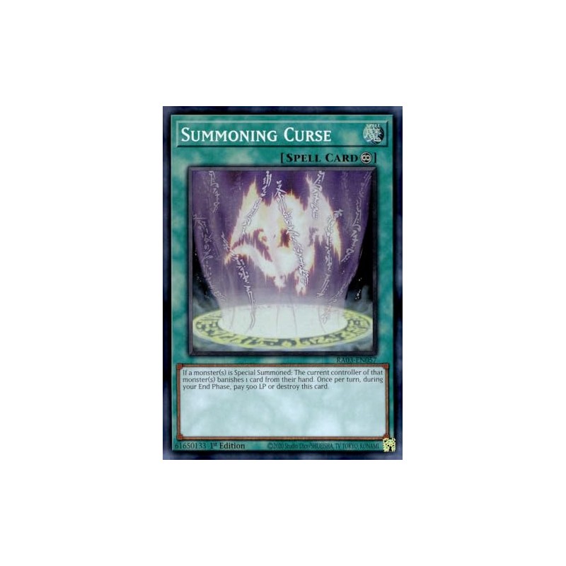 Summoning Curse - RA03-EN057 - Super Rare - 1st Edition