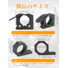 Northyun Roll Cage Quick Release Rubber Clamp Kit for 1-1/7-1-3/7"