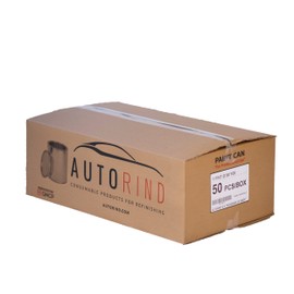 AUTORIND Pint Size Unlined Can, Empty Metal Pint Paint Cans with Lids for DIY and Professional Projects, Silver Color and%100 Recyclable (Pack of 50)