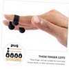 Kisangel Ethereal Drum Finger Sleeves with Mallet for Tongue Drum