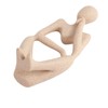 Thinker Statue Synthetic Resin Fine Polishing Unique Hollow Design Abstract
