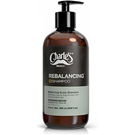 Charle's Shampoo Cabello Graso Rebalancing - Sin Sales y Parabenos - Limpieza Profunda y Refrescante - Ayuda a Reducir el Exceso de Sebo - Equilibrador del Cuero Cabelludo