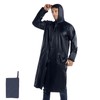 Azarxis Raincoat, Rain Poncho, Men's, Women's, Bicycle, Multi-functional, 3-Way Rainwear/Tarp/Ground