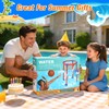 Mocuba Floating Pool Basketball Hoop, Water-Fillable Stable Base