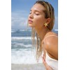 ENSKEFEN Gold Starfish Statement Stud Earrings for Women Trendy Boho