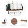 Paper Towel Holder Wall Mount Farmhouse Wood Paper Towel Holder