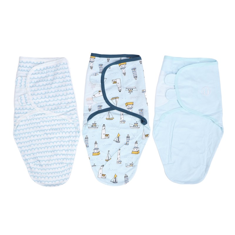 3pcs Baby Swaddle Sleep Sacks Cotton Swaddle Blanket for 0