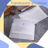 200 PCS Glassine Envelopes, 4.3 × 3.2 Inches Translucent Vellum