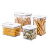 VAKUEN Premium Airtight Food Storage Containers 4-piece/Set, BPA Free, 100%