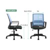 Office Chair Desk Chair Computer Chair Swivel Rolling Executive Lumbar