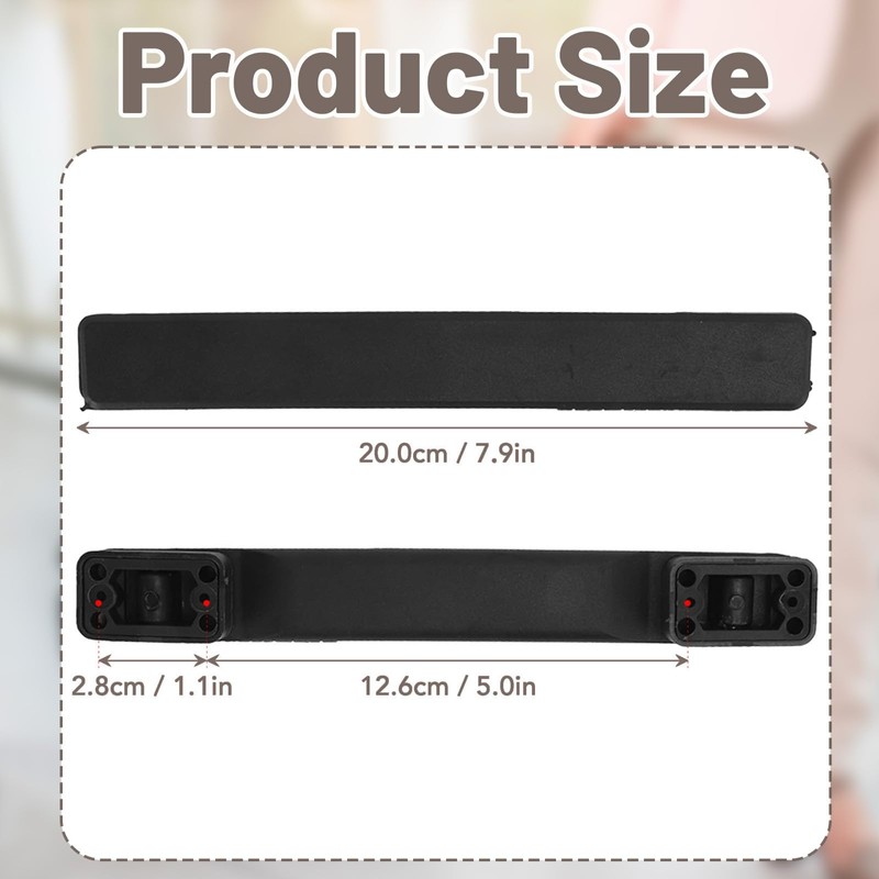 Yowmina Pack of 2 Suitcase Handle Replacement, Luggage Suitcase Handle,