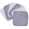 POLYTE Paño Desmaquillante Facial de Microfibra, 20.3x20.3 cm, 6 Pzas